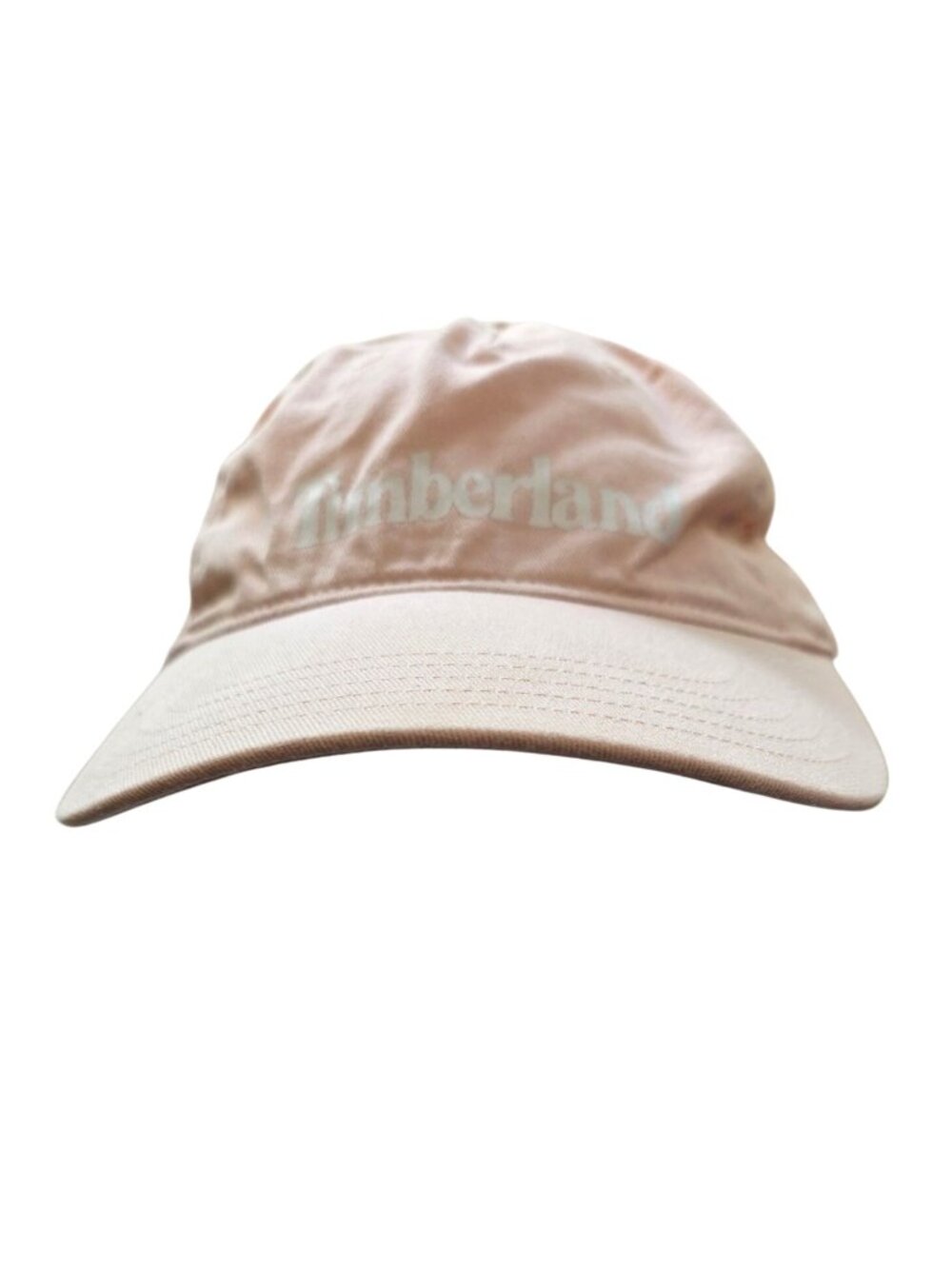 Peach Baseball Cap Snapback Hat Adjustable WhitecTimberland Logo Beige